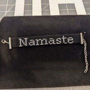 Black Namaste Bracelet